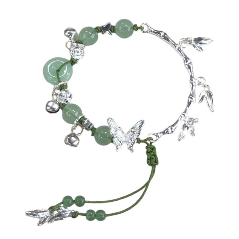 Elegant Oriental Bamboo Knot Bracelet for Women Featuring Serpents Wisdoms Design and Premium Weaving Craft