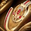 2025 New Women's Fashionable, Light Luxury, Niche Snake Shaped Bracelet Style Quartz Watch with Temperament