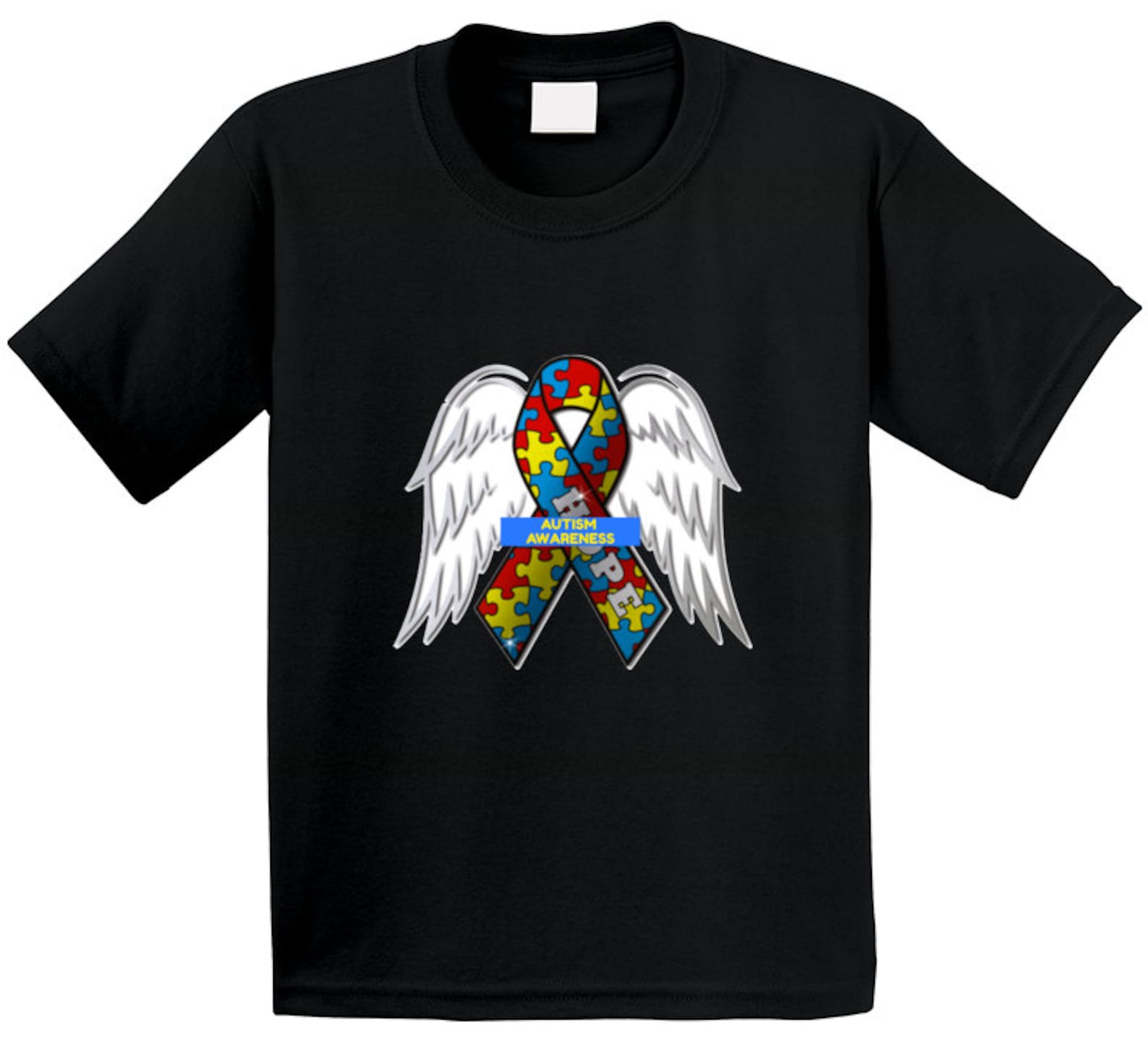 Autism Hope T Shirt Youth 2XL
