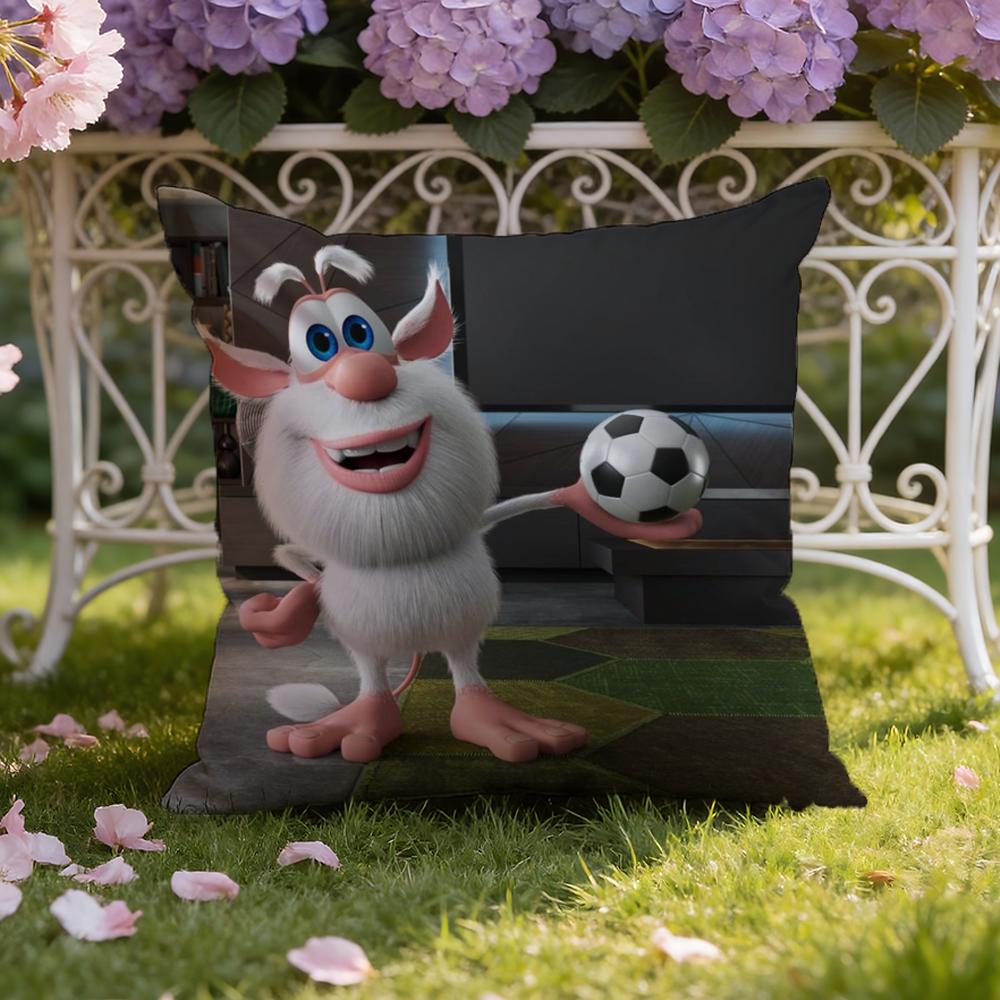 Süßer Fourbob-Booba Kissenbezug für Zuhause & Auto, Doppelszenen-Kissenbezug: Wendbar für Premium-Komfort