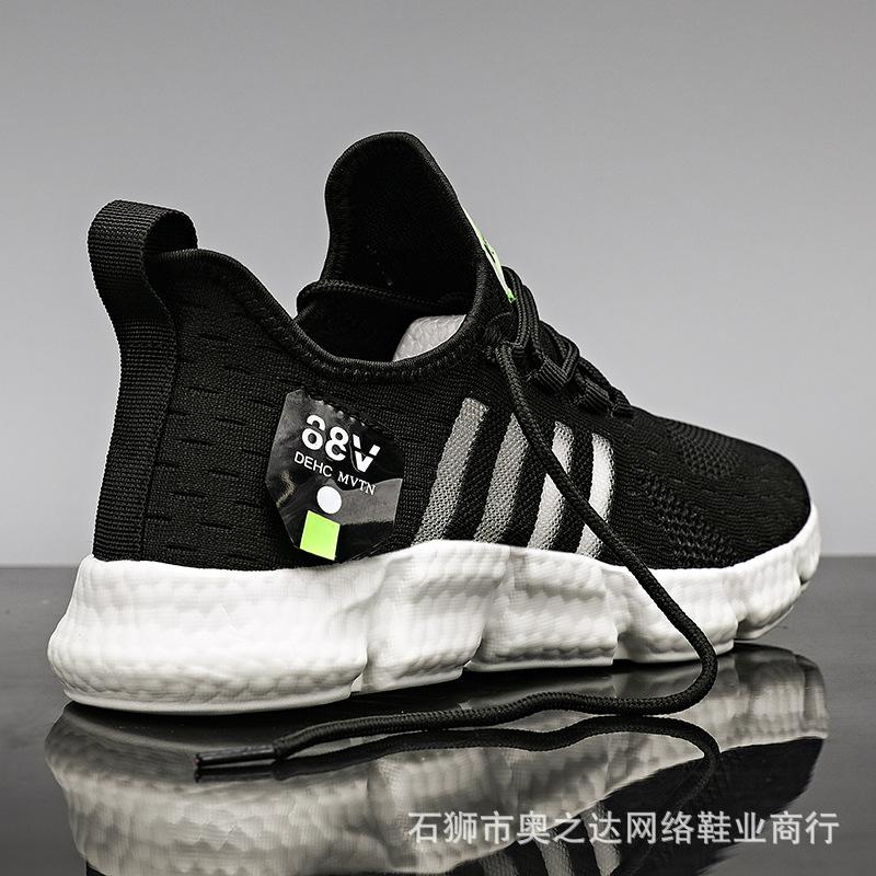 

МОДНЕ ВЗУТТЯ Чоловічі дихаючі спортивні кросівки Спортивне взуття для бігу Відкритий жіночий теніс Тренажер для тренажерного залу 46 чорний