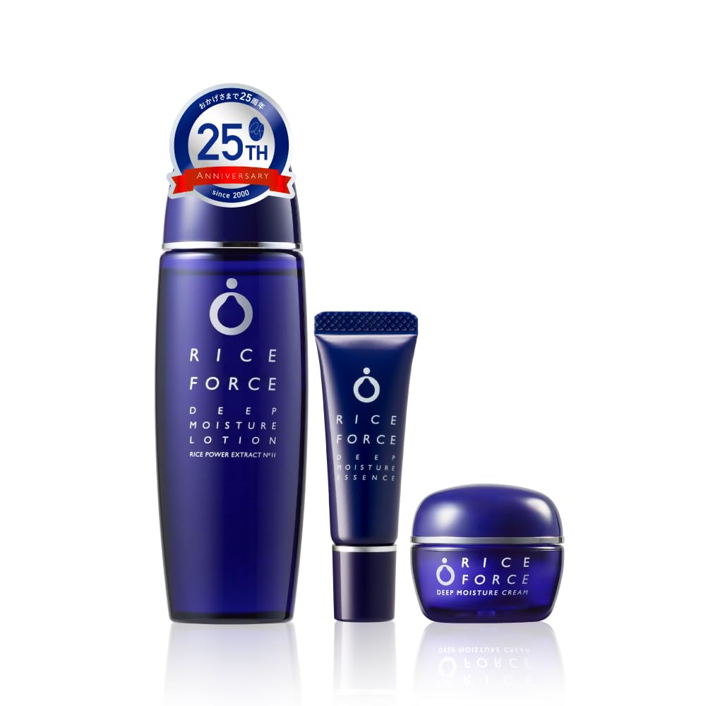 Rice Force Moisture Lotion Deep Moisture Essence Deep Moisture Cream Trial Rice Power Highly Dry Sensitive Official  Deep 60mL, 5mL, 5g  Toner, Serum,