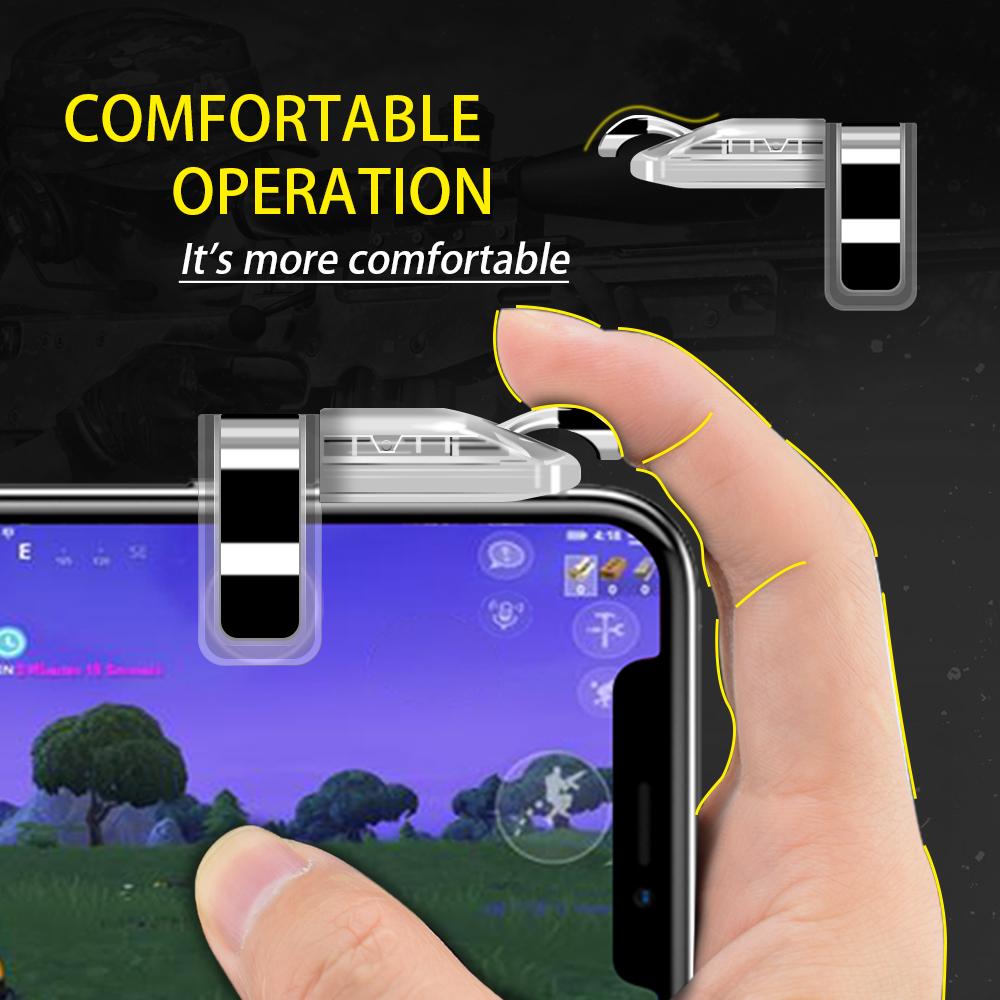 Mobile Gamepad Controller Trigger Fire Button Handle for L1R1 Shooter Controller PUBG Game Accessories