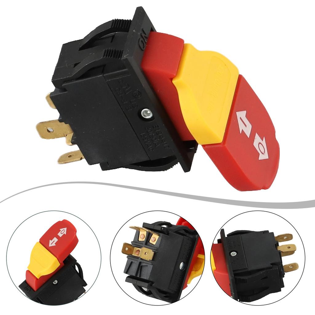 Safety Switch Black, Red Switch 514003300 Anti-misoperation Feature User-friendly Design Waterproof For DeWalt DWE7480