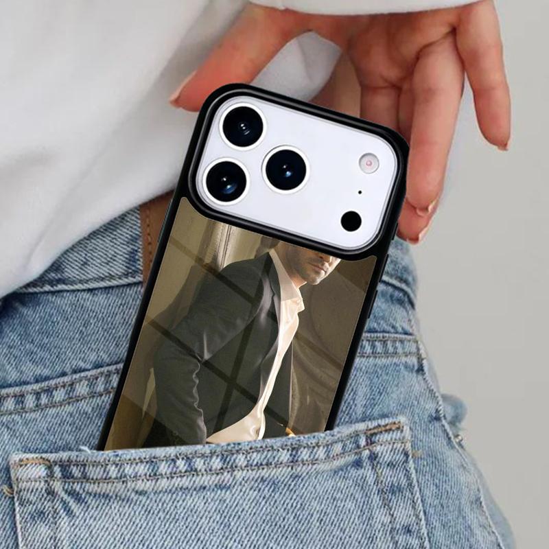 80 Lucifer Tom Ellis Telefoonhoesje voor iPhone 16e 15 14 13 12 17 Pro Max Plus Air 17pro Cover Coque