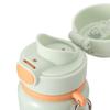 LocknLock 500ml Dual-Lid Insulated Straw Bottle