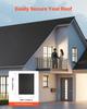 Roll Roofing, 10 X 15 Ft, 45 Mil EPDM Rubber Roofing, Long Lifespan & Weather-resistant, Withstands Harsh Temperatures, Flexible & Easy Installation,