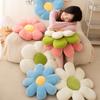 Flower Shaped Pillow Elastic 3 Colors Available 6/8 Petals PP Cotton Filling Supportive Throw Pillow for Bedroom Living Room Office