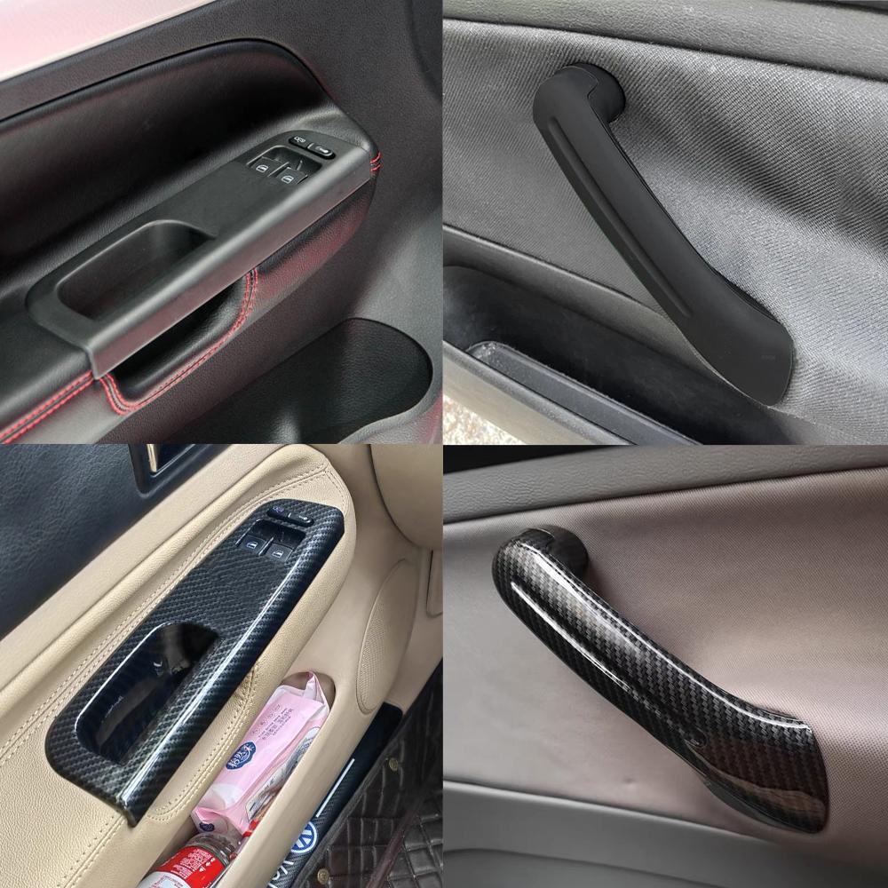 LHD Interior Armrest Front Door Pull Grab Door Handle Replacement For Volkswagon VW Bora Golf 4 MK4 Jetta Passat 1999-2004