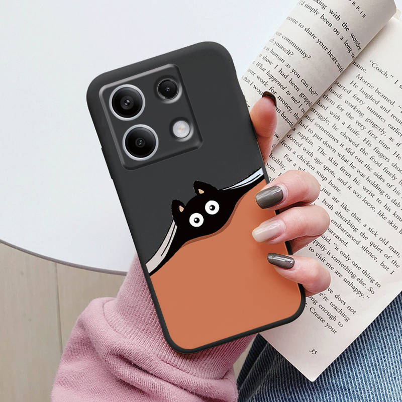 Cartoon Hülle Für Redmi 13C 4G 5G 13R Note 13 Pro Redmi13 Note13R Poco C65 M6 Pro X6 PocoM6 Niedliche Katzen Hülle Weicher Stoßfänger Paar