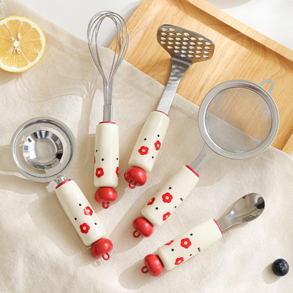 5pcs Stainless Steel Dopamine Baking Tool Cooking Tool Set  Baby Complementary Food