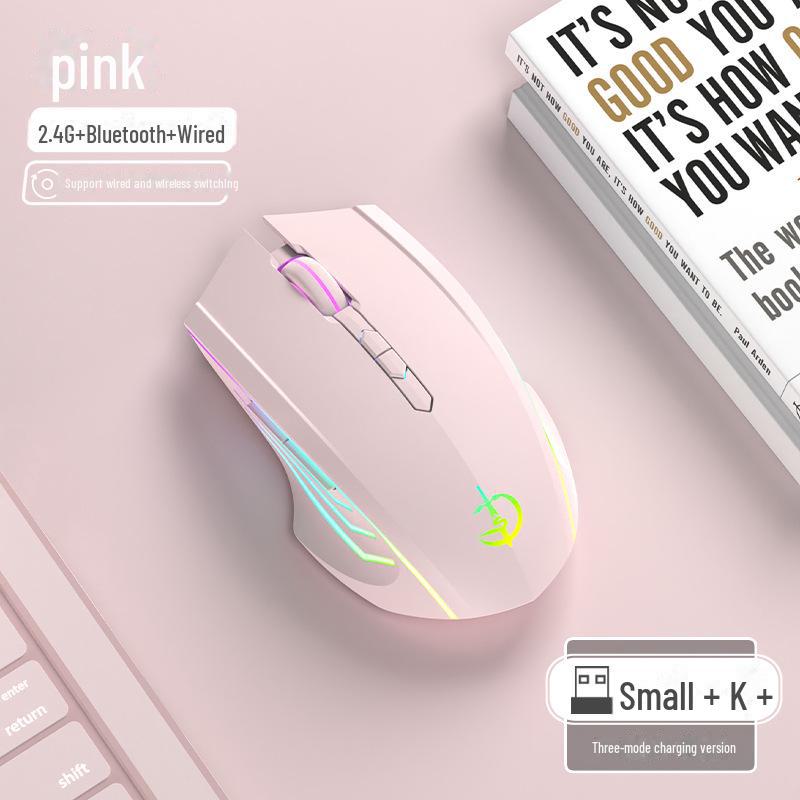 Juggernaut Rechargeable Bluetooth E-sports Mouse for Kids - Silent, Wireless, Compatible with Xiaomi, Lenovo, Huawei