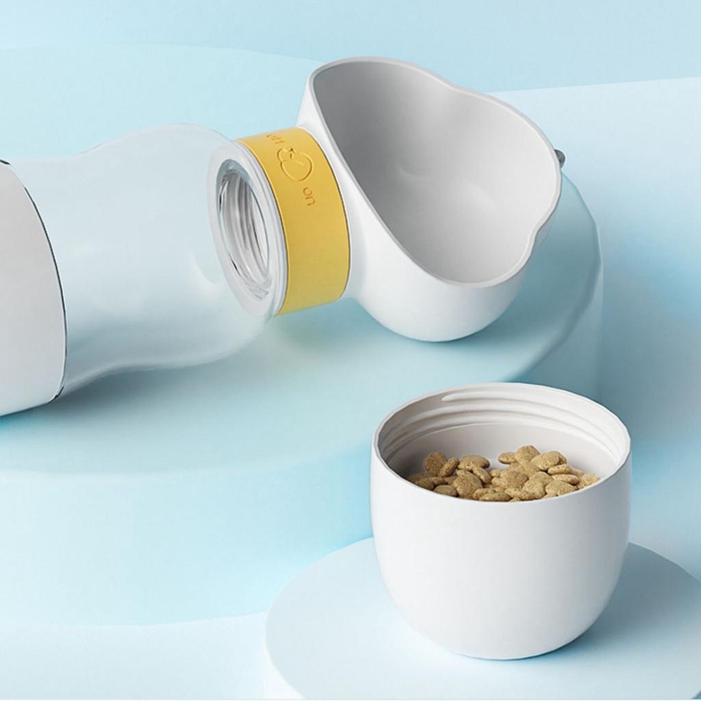 Dog Outing Water Cup, Dog Kettle, Portable Tumbler, Dog Walking Water Bottle, Pet Feeding Water Feeding Cup Drinking Water + Feeding
