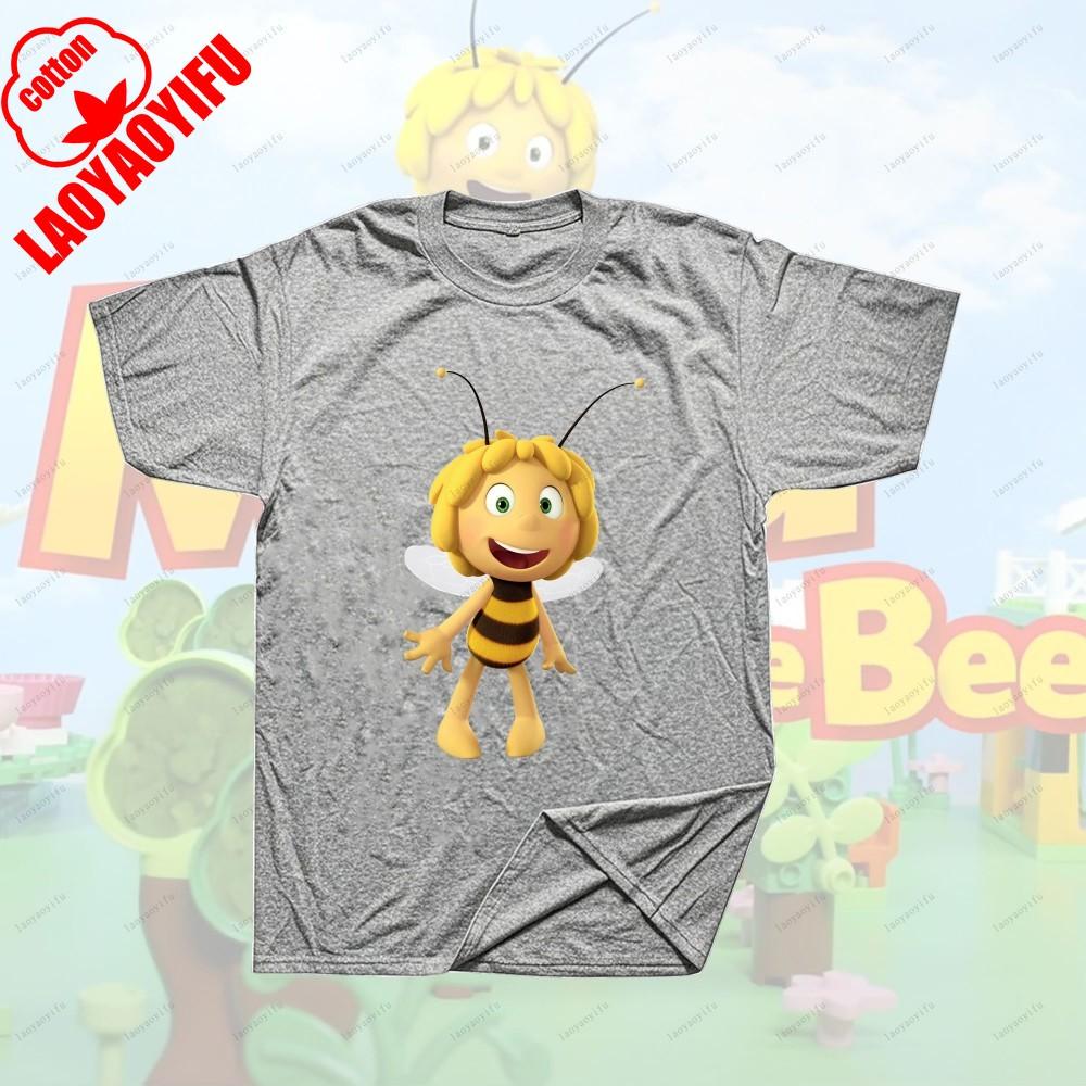 Maya The Bee Movie Cartoon Character T-shirts Cartoons T Shirt for Fitness Training Jogging Outdoor Activities