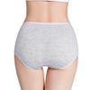 M to 7XL Ladies Cotton Panties High-Rised RC Modal Tummy Control briefs Plus size max to 150kg Widen underpants Solid color