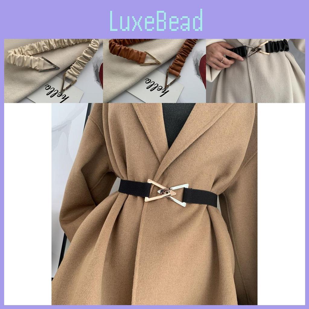 New Stylish Korean Triangle Buckle Elastic Waist Belt For Women Perfect For Dresses And Coats