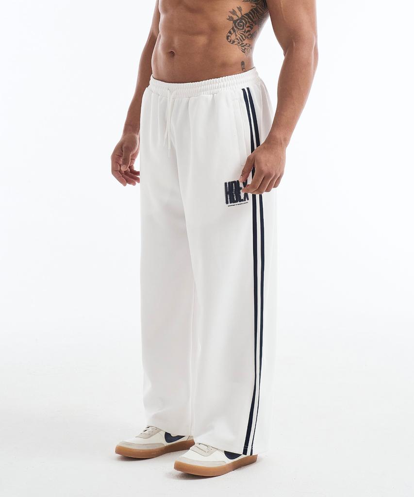 HDEX Crack Printed Track Pants (White)