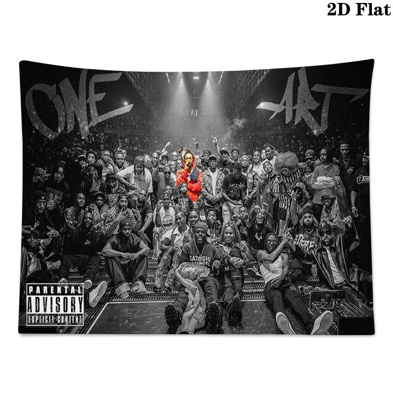 Kendrick Lamar Wall Tapestry Aesthetic Wall Hanging Printed Fabric Blanket Decorative Tapestries for Bedroom Living Room Home Decor
