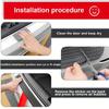 Rubber Car Trunk Bumper Guard Strip Scratch Proof Protective Trim for SUV Sedan Truck Tailgate Anti Slip Durable DIY Automotive Accessories