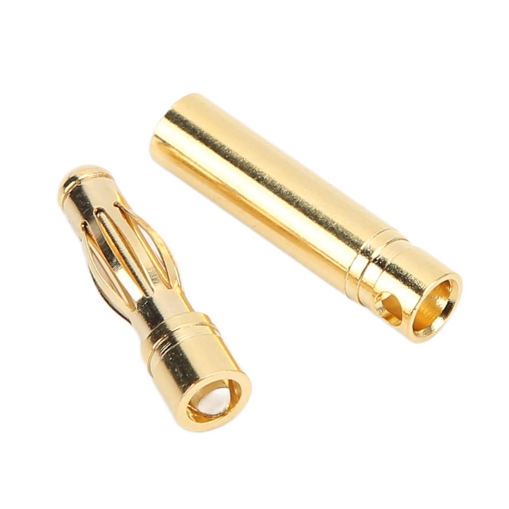 4mm Gold Plated Male Female Banana Plug Banana Plug Connectors for RC ESC Battery Accessory