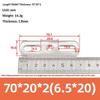 304 Stainless Steel Double Hole Metal Straight Plate Thickened Flat Gasket With Holes Blocking Plate Bolt Accessories