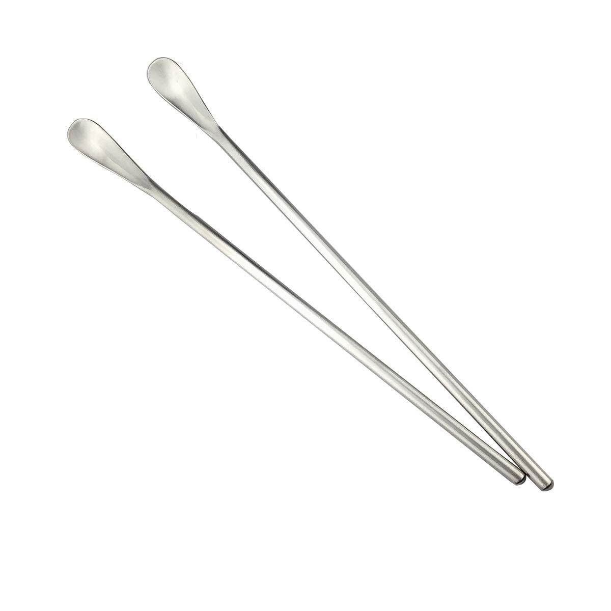 

Черная матовая ложка с длинной ручкой 23 см, ложка из нержавеющей стали для смешивания коктейлей, перемешивание медовых ложек, чай со льдом, кофейные ложки, кухонная посуда, 2 шт. серебряный