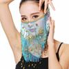 Y indian dance performance veil, dance props, belly dance accessories, plum blossom veil