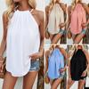 New Women'S Vest Base Shirt Short Style For Spring And Summer Commuting Temperament Casual Solid Color V-Neck Camisole Top
