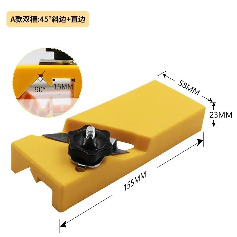 45 Degree Manual Wood Planer Portable Chamfering Tool for Woodworking and Board Edge Trimming
