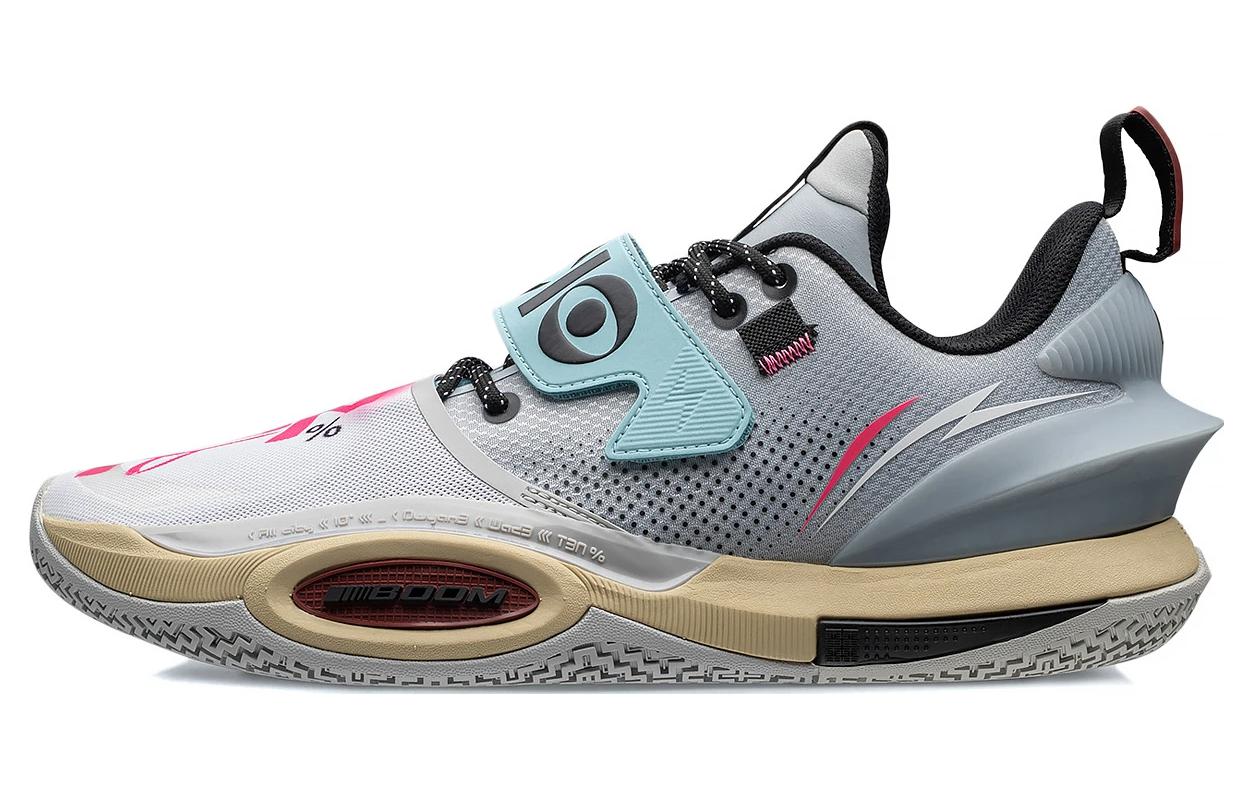 Li Ning All City 10 V2 Коллекция Wade Dreamer Нескользящие, Устойчивые к истиранию, Упругие Низкие Баскетбольные кроссовки ABAS059-12 44