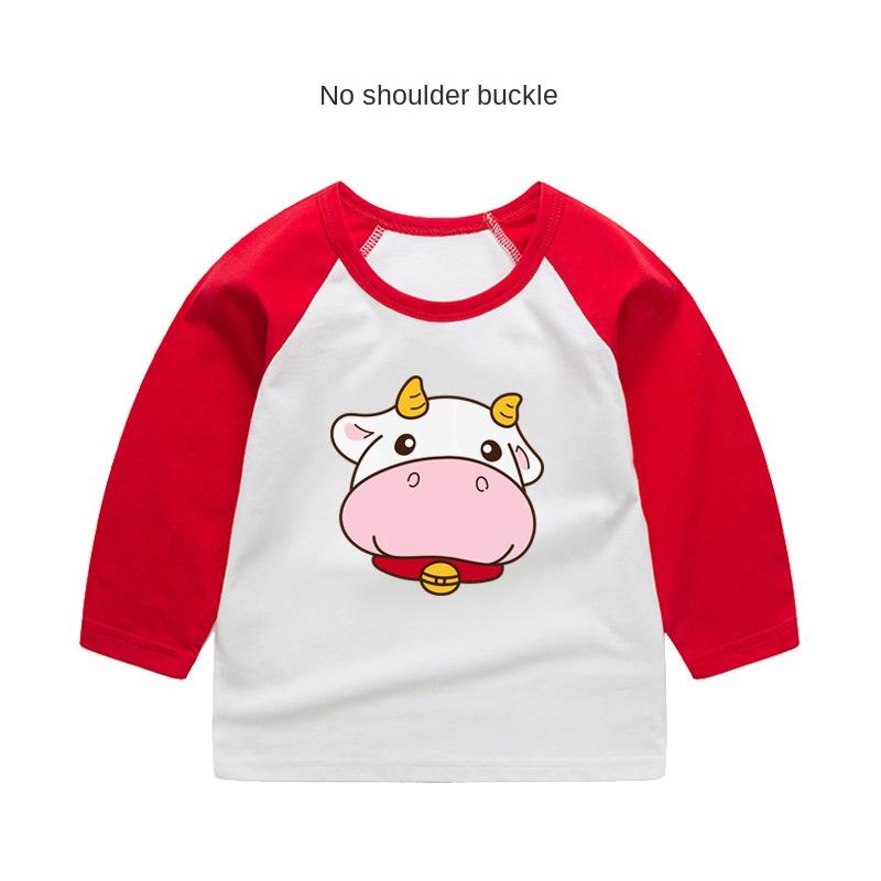 Baby Girl Autumn Long-sleeved T-shirt Baby Cotton Bottoming Shirt Girls Spring and Autumn Tops Small Children Fashionable Autumn Clothes