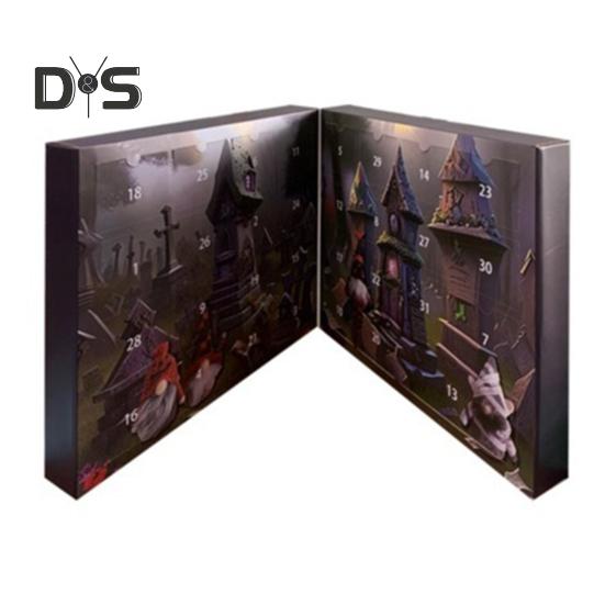 Adventní kalendář Halloween Gnome 2024 Odpočítávací kalendář Blind Box Mini figurky Gnome Halloween dekorace stolu pro domácí párty