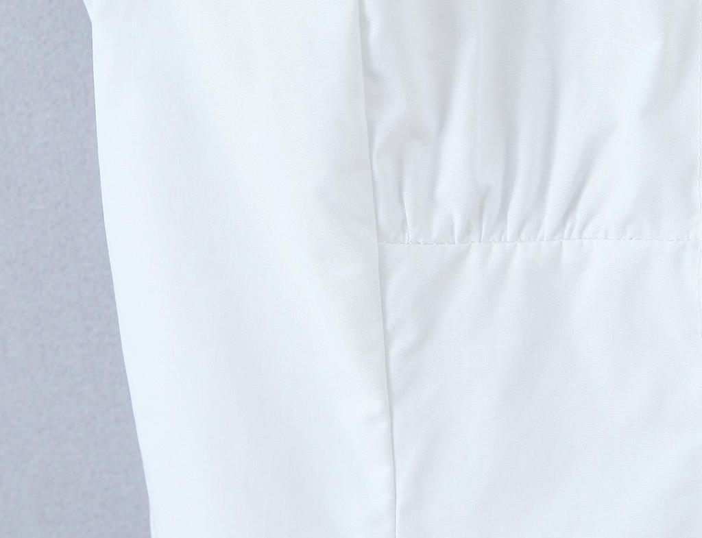 2026 Spring Women's Retro Puff Sleeve Waist-Cinched Shirt