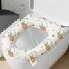 Toilet Seat Cartoon Pattern Tear-Off Easy Clean Non-Slip Cushion Pad Self-adhesive Toilet Seat Bathroom Toilet Seat Cover