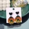 Quirky Halloween Earrings: Cartoon Ghost, Pumpkin, Spider Web, and Cat Designs for Women