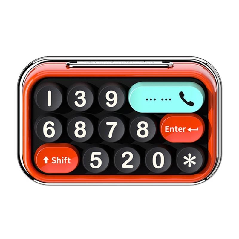 Automotive Phone Number Keyboard Card Plate Phone Number Stop Sign Card Interior Dashboard Temporary Parking Card Plate 1 красный