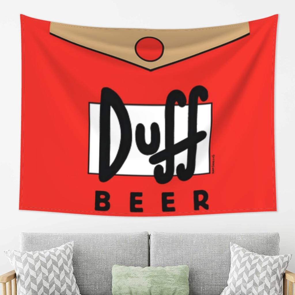 Duff Beer Wandteppich Dekor Kunst Ästhetische Wandteppiche für Wohnzimmer Schlafzimmer Haus Wandtuch Wandbehang