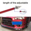 2PCS 75mm Racing Adjustable Front Bumper Lip Splitter Support Bar/Pull Rod Kit