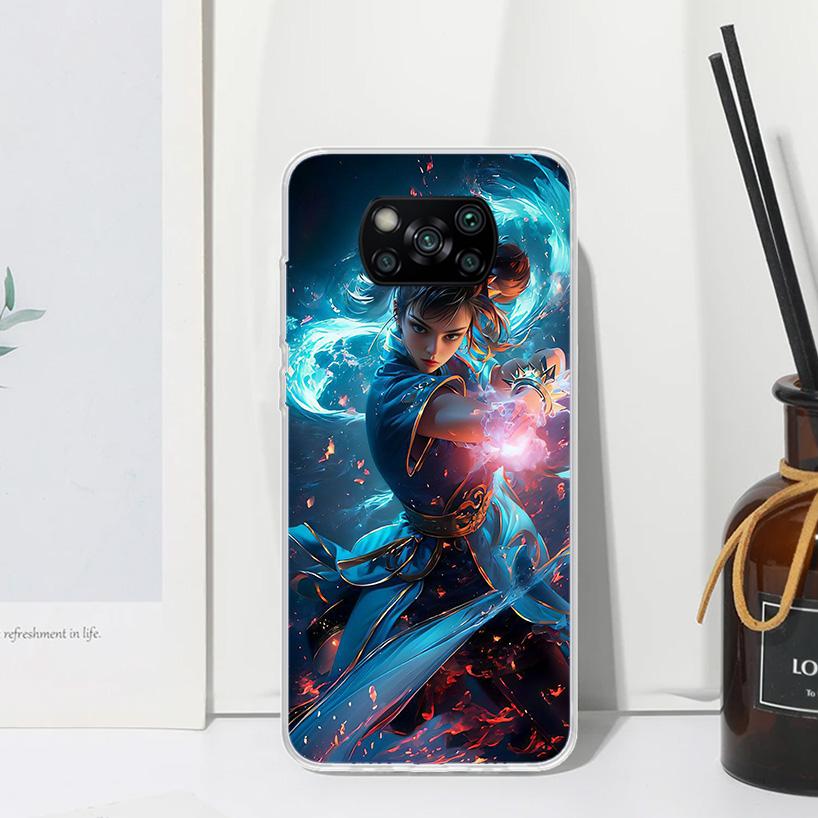 

Game S-Street F-FighterS Phone Case For Xiaomi Poco X7 X6 X5 M7 M8 Pro F7 Ultra Redmi 15C 15 13C 13 12C 12 10 10C 10A Art Fundas Xiaomi Poco M7 4G