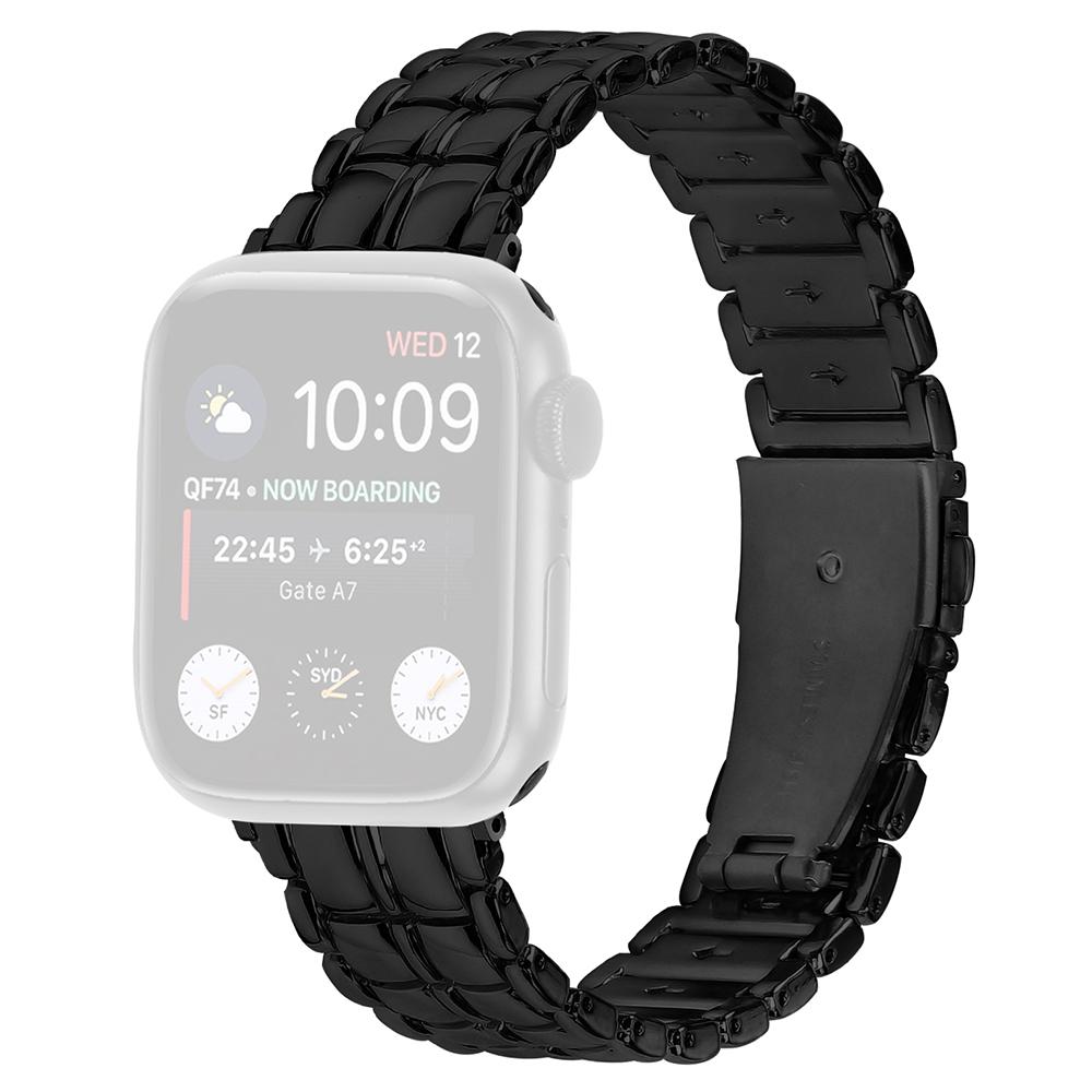 

Watch Strap for Apple Watch Series 10 42mm/9 8 7 41mm/SE (2023) SE (2022) SE 6 5 4 40mm/3 2 1 38mm Metal Wrist Strap Black