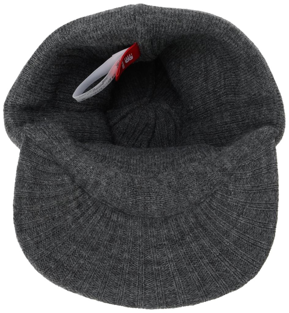 New Balance Golf Knit Cap with Brim Unisex FR (Brand Logo) / / 012-4287018 025_Gray