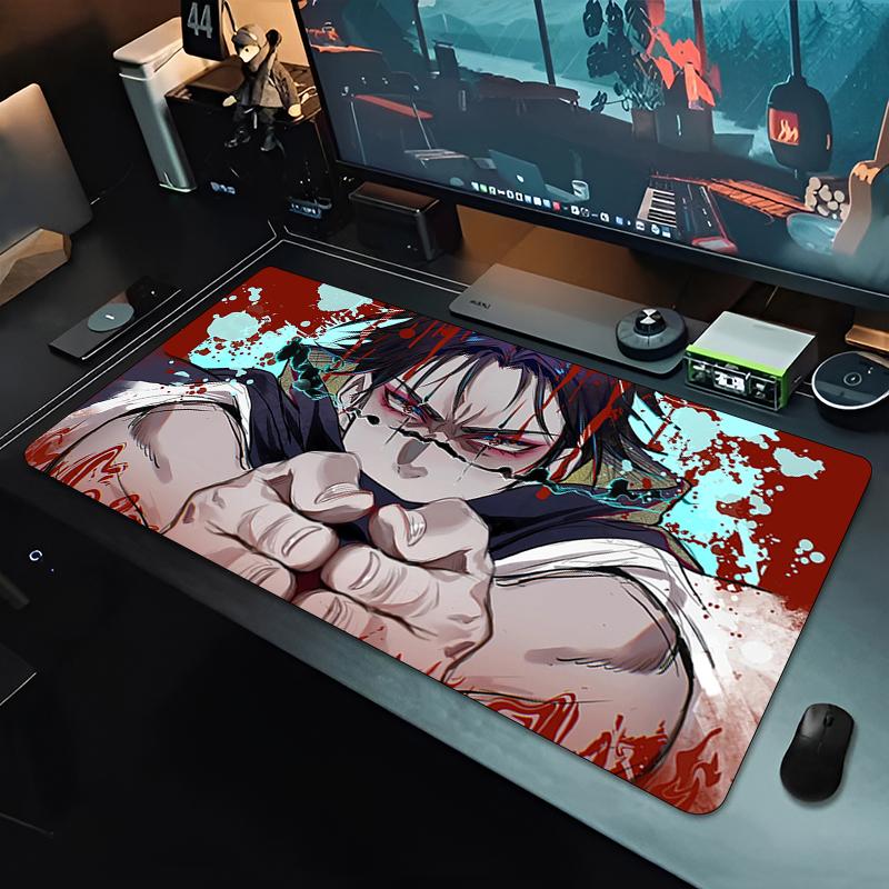 Gaming Mouse Pad J-jujutsu Kaisen Choso Japanese anime Large Extended Gamer Desk Mat Non Slip Office Mouse Pads Smooth Surface