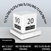 Rubik's Cube Timer Flip Elektronischer Timer Erinnert Schüler daran, sich beim Lösen von Problemen zu konzentrieren Küchen-Zeitmanagement