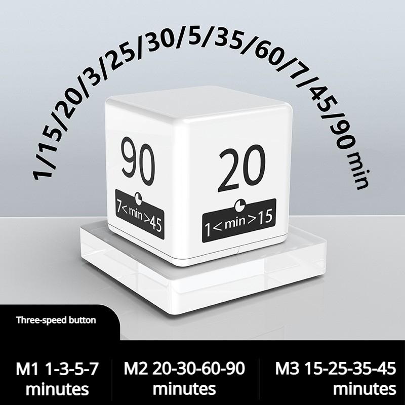 Rubik's Cube Timer Flip Elektronischer Timer Erinnert Schüler daran, sich beim Lösen von Problemen zu konzentrieren Küchen-Zeitmanagement