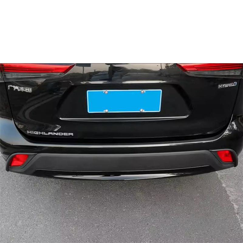 

For Toyota Highlander 2022-2025 Rear Bumper Trim Strip Protective Molding Diffuser Lip Appearance Body Kit Spoiler