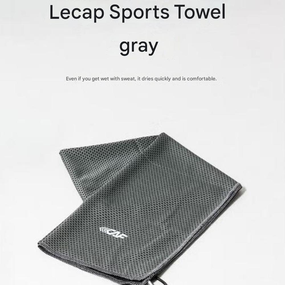 Das CAF Sporthandtuch Blau / Grau (30 x 90 cm)