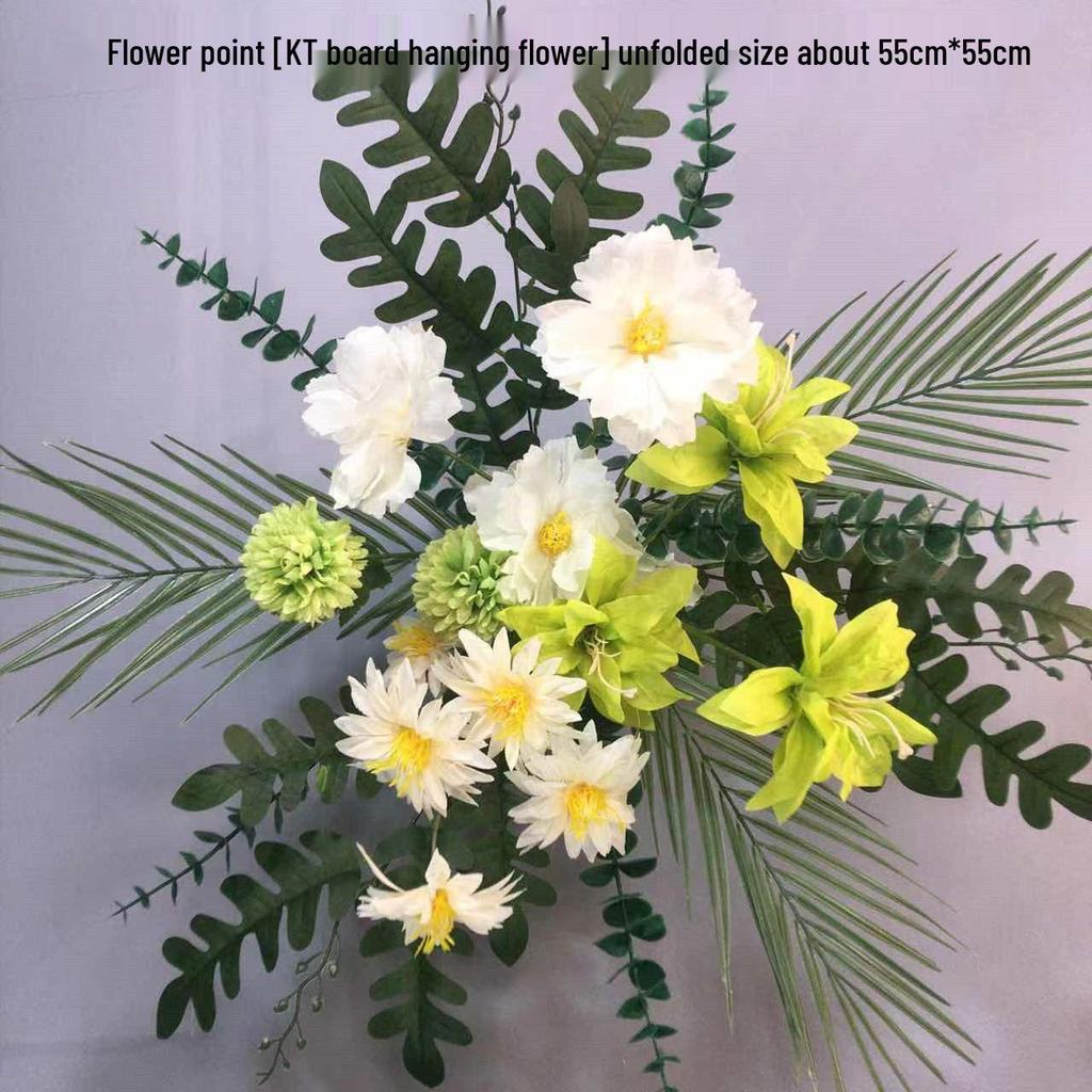 Großes Seidenblumen Hochzeitsgang & T-Bühnen Dekorationsset