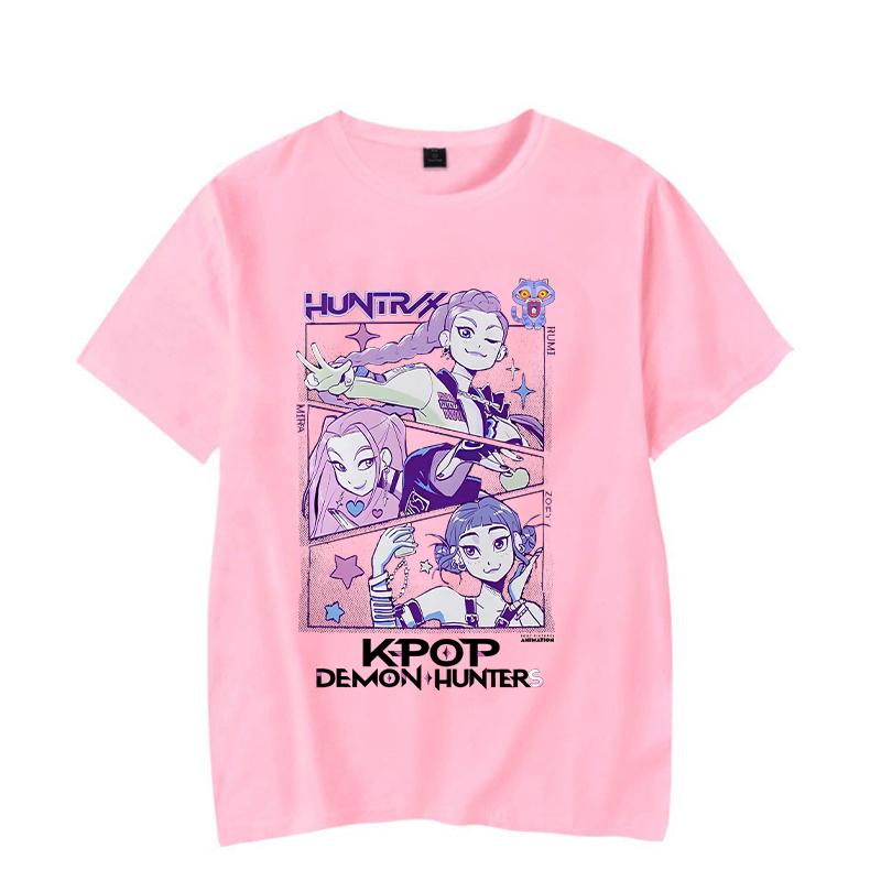 

Аниме Мода K-Pop Охотники на демонов Летние топы Футболка Руми для мужчин и женщин Идеальный подарок для фанатов Новые корейские футболки Ульззанг 3XL