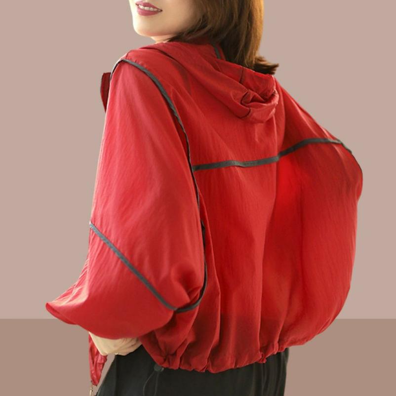 Sun Protection Clothing Jacket Women s Summer All-match Anti-ultraviolet Breathable Sun Protection Clothing Outdoor Thin Long-sleeved S