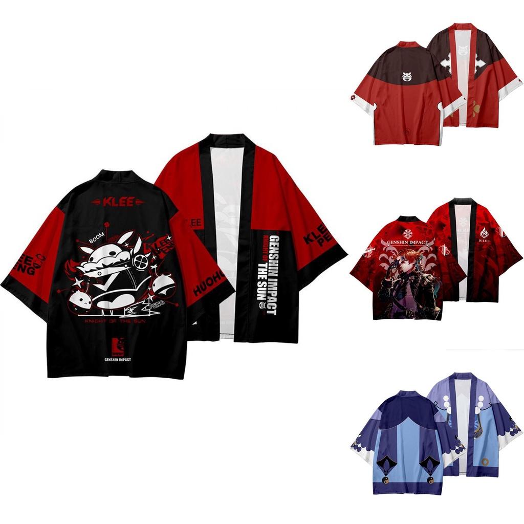 Genshin Impact Cosplay Kimono Costume For Adults With Exquisite Breathable Fabric